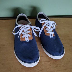 Clarks Blue Canvas Sneakers